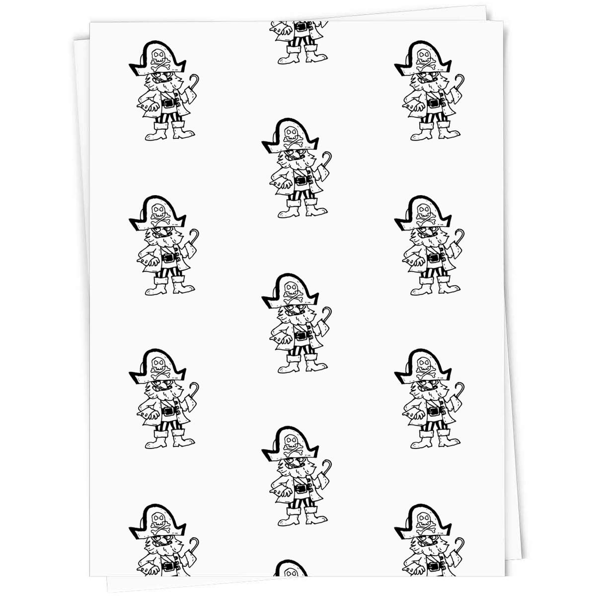 'Pirate Captain' Gift Wrap / Wrapping Paper / Gift Tags (GI020804)
