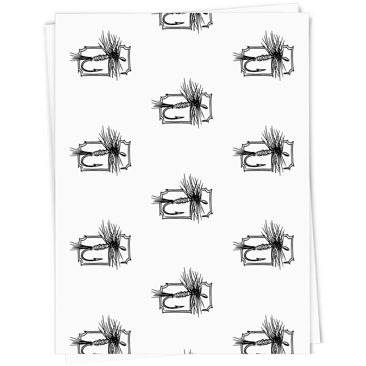 A1 'Fishing Fly' Gift Wrap / Wrapping Paper Sheet (GI00011783)