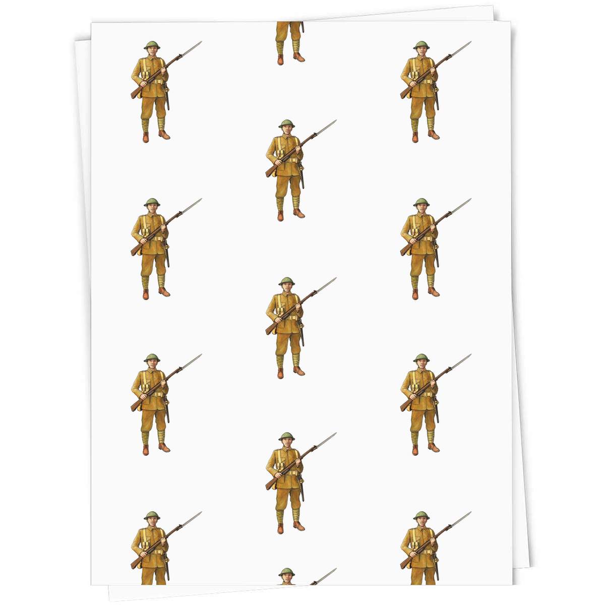 'WW1 British Soldier' Gift Wrap / Wrapping Paper / Gift Tags (GI021796)