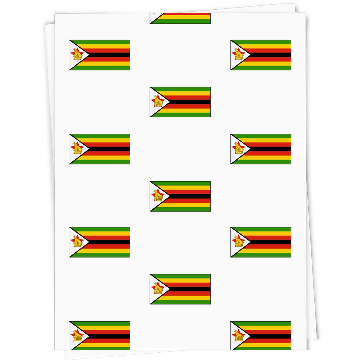 'Zimbabwe Flag' Gift Wrap / Wrapping Paper / Gift Tags (GI023113)