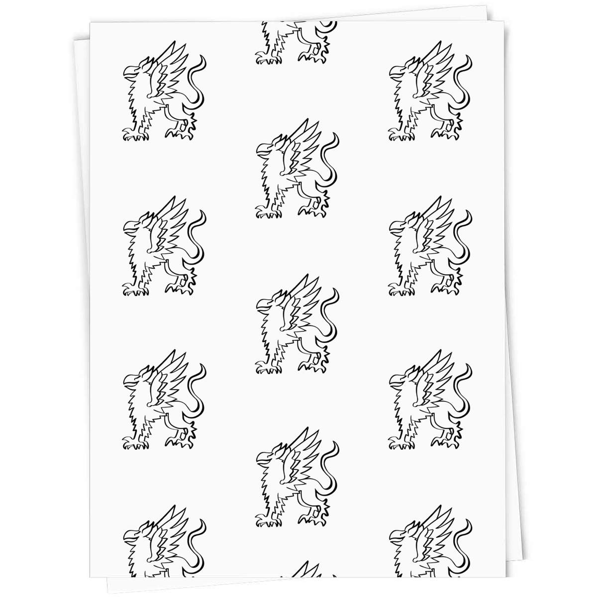 'Griffin' Gift Wrap / Wrapping Paper / Gift Tags (GI024135)