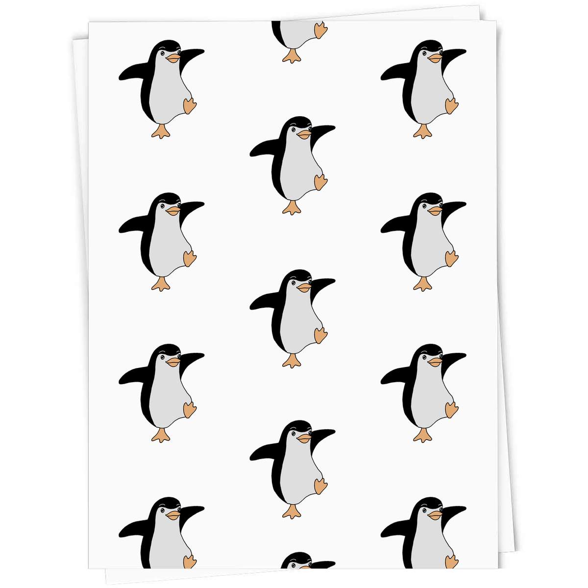 'Funny Dancing Penguin' Gift Wrap / Wrapping Paper / Gift Tags (GI025945)