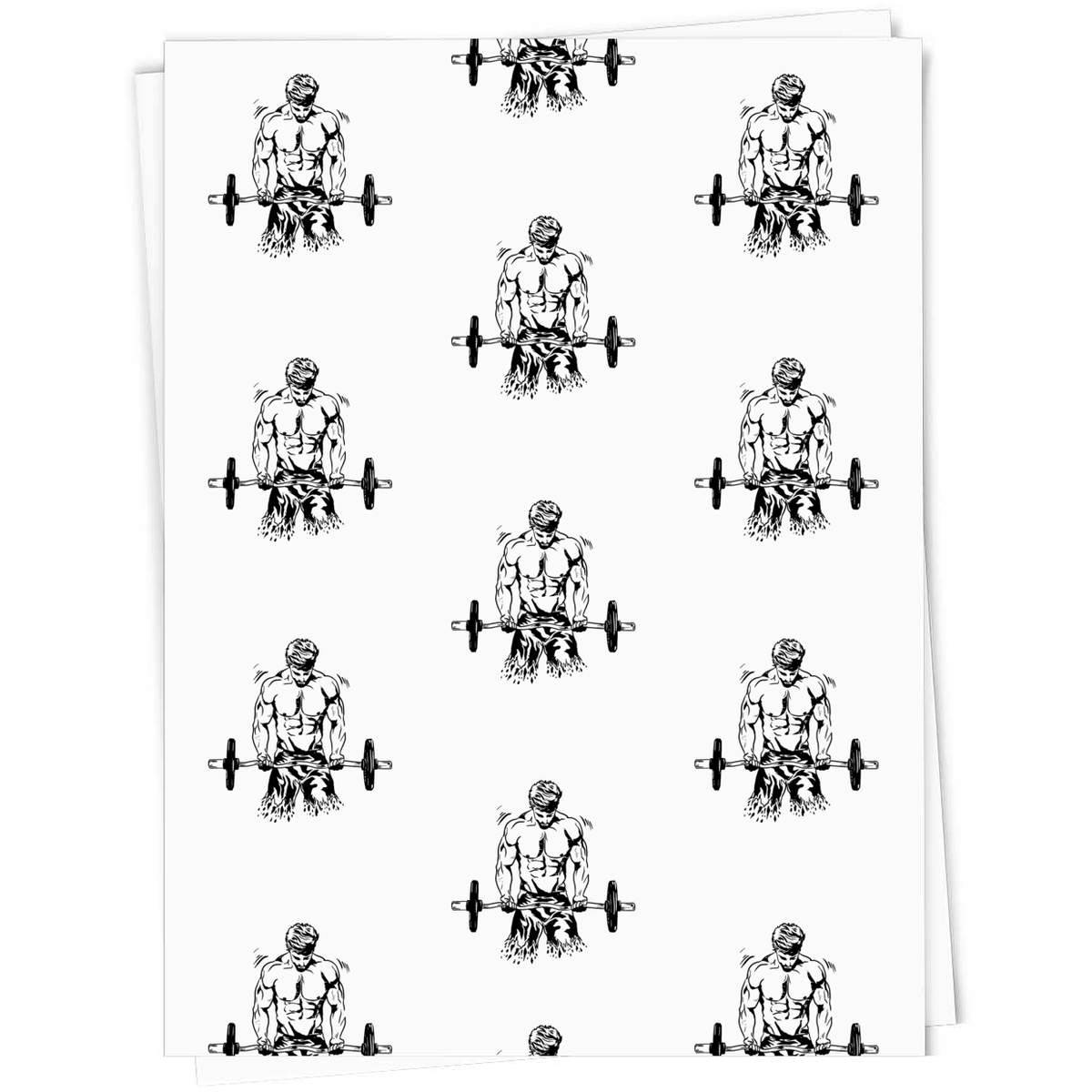 'Body Builder' Gift Wrap / Wrapping Paper / Gift Tags (GI025977)
