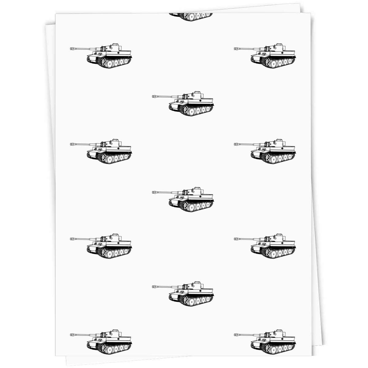 'Tiger Tank' Gift Wrap / Wrapping Paper / Gift Tags (GI027436)