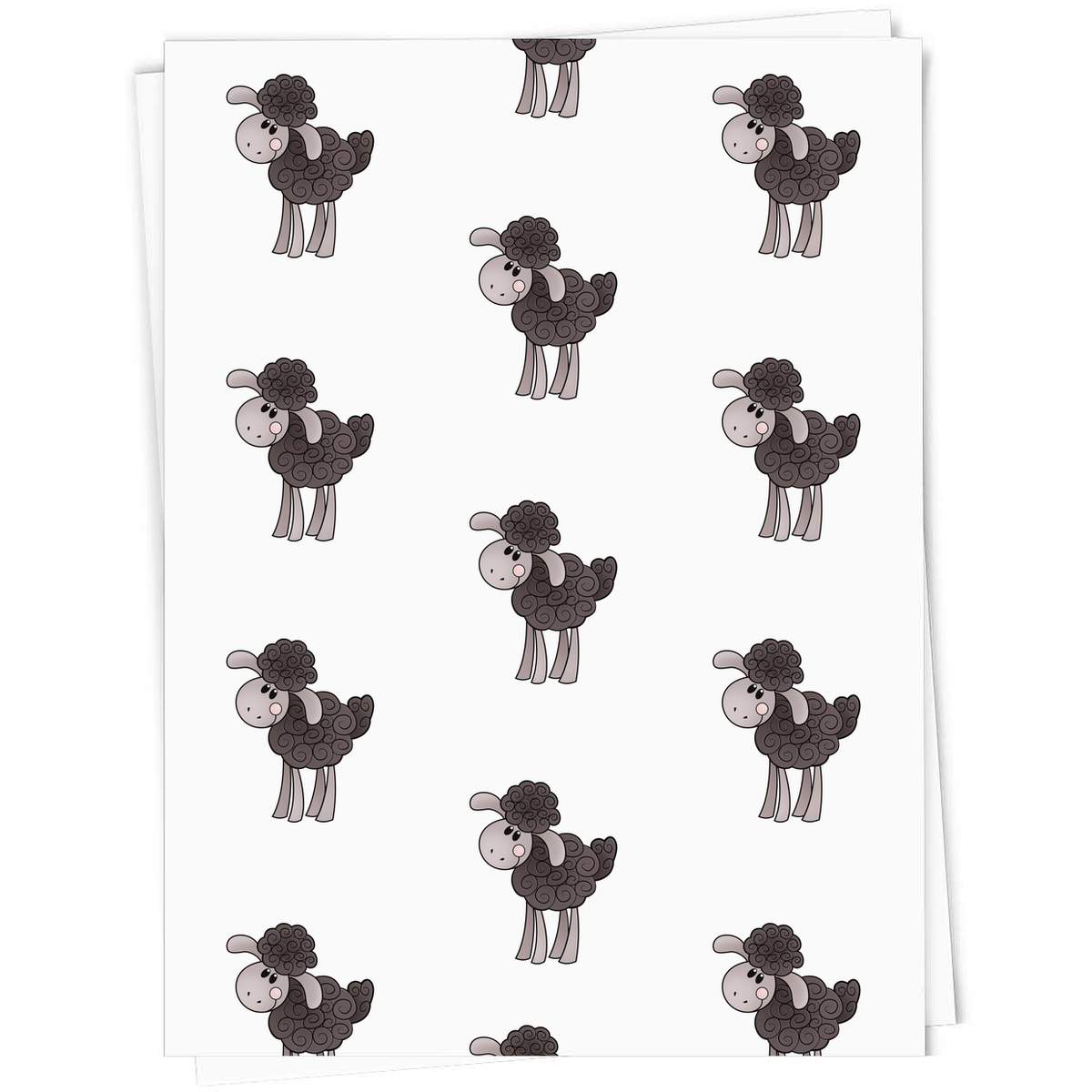 'Happy Sheep' Gift Wrap / Wrapping Paper / Gift Tags (GI028357)
