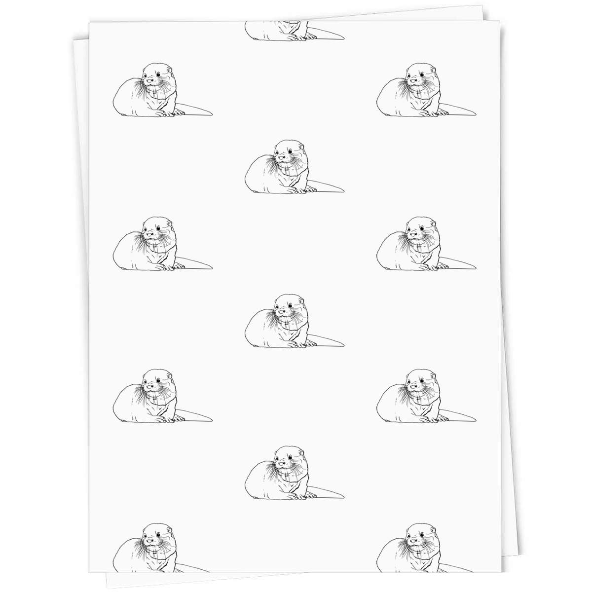 'Cute Otter' Gift Wrap / Wrapping Paper / Gift Tags (GI028381)