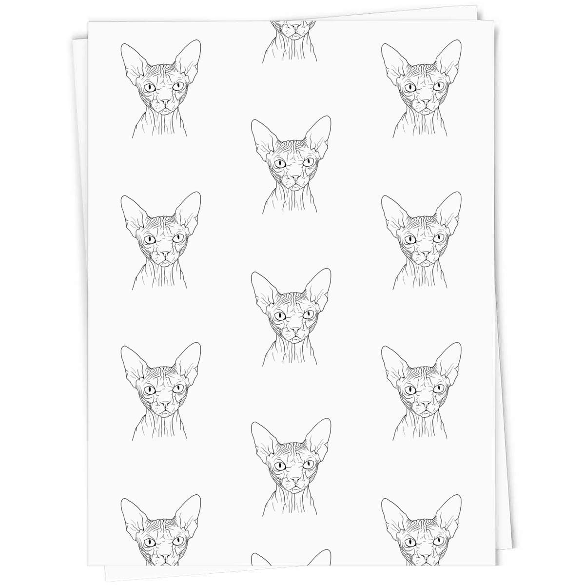 'Sphynx Cat' Gift Wrap / Wrapping Paper / Gift Tags (GI028475)