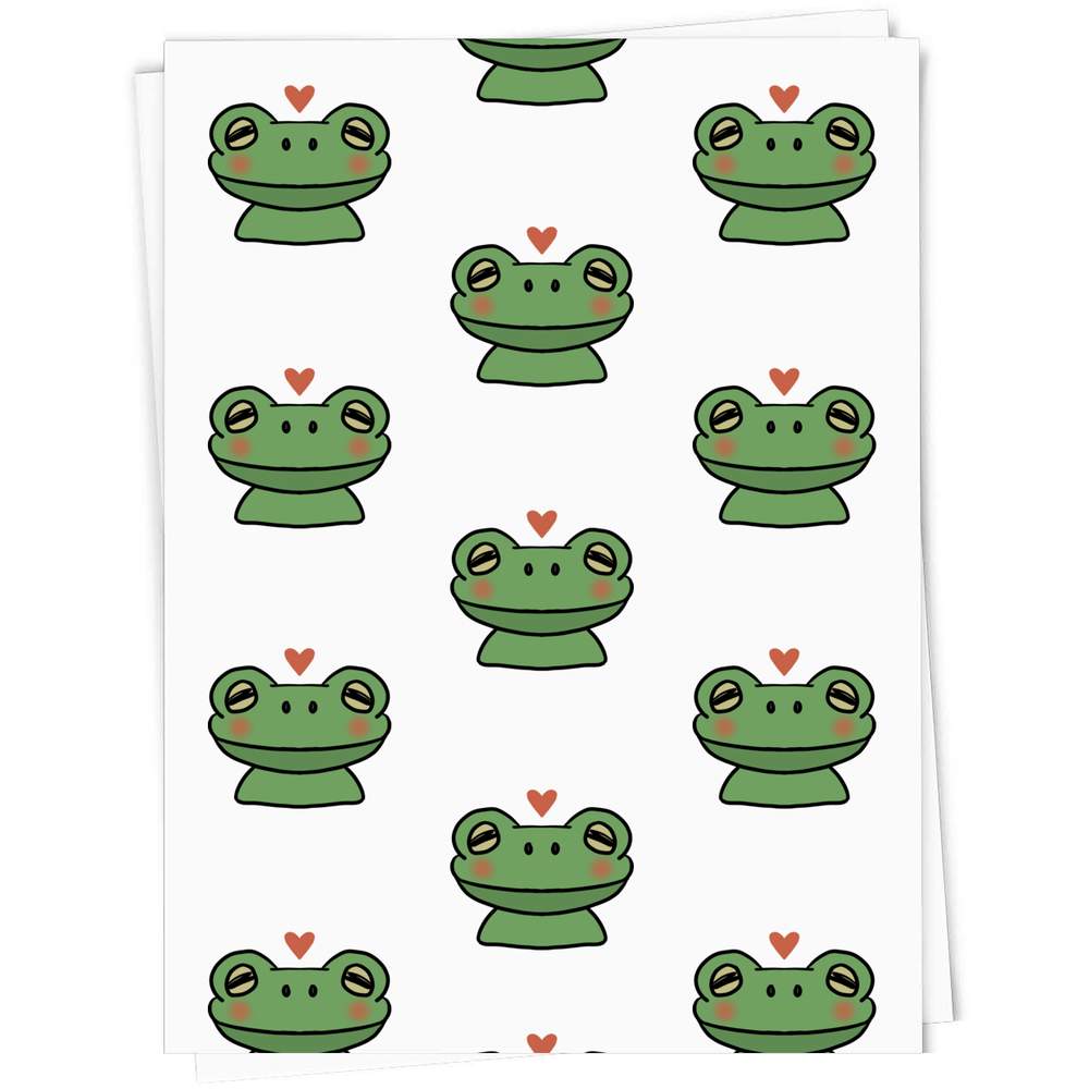 Heart Frog' Gift Wrap / Wrapping Paper / Gift Tags (GI029053)