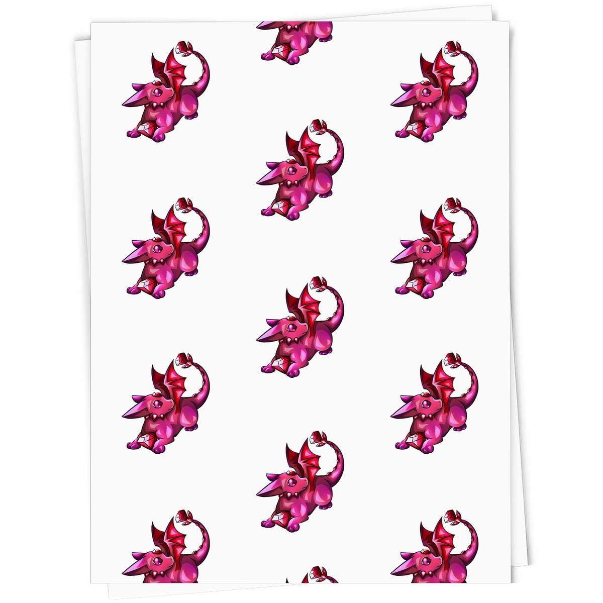 'Ruby Dragon' Gift Wrap / Wrapping Paper / Gift Tags (GI029654)