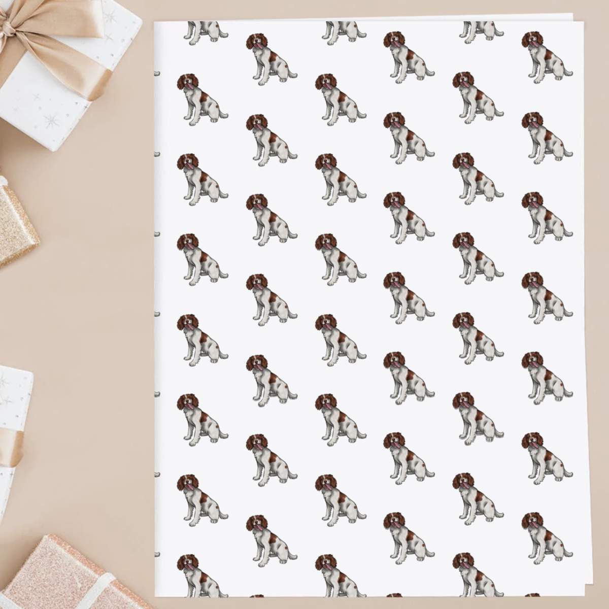 'Springer Spaniel' Gift Wrap / Wrapping Paper / Gift Tags (GI031755)