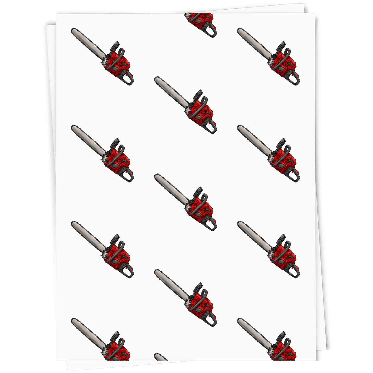 'Chainsaw' Gift Wrap / Wrapping Paper / Gift Tags (GI035637)
