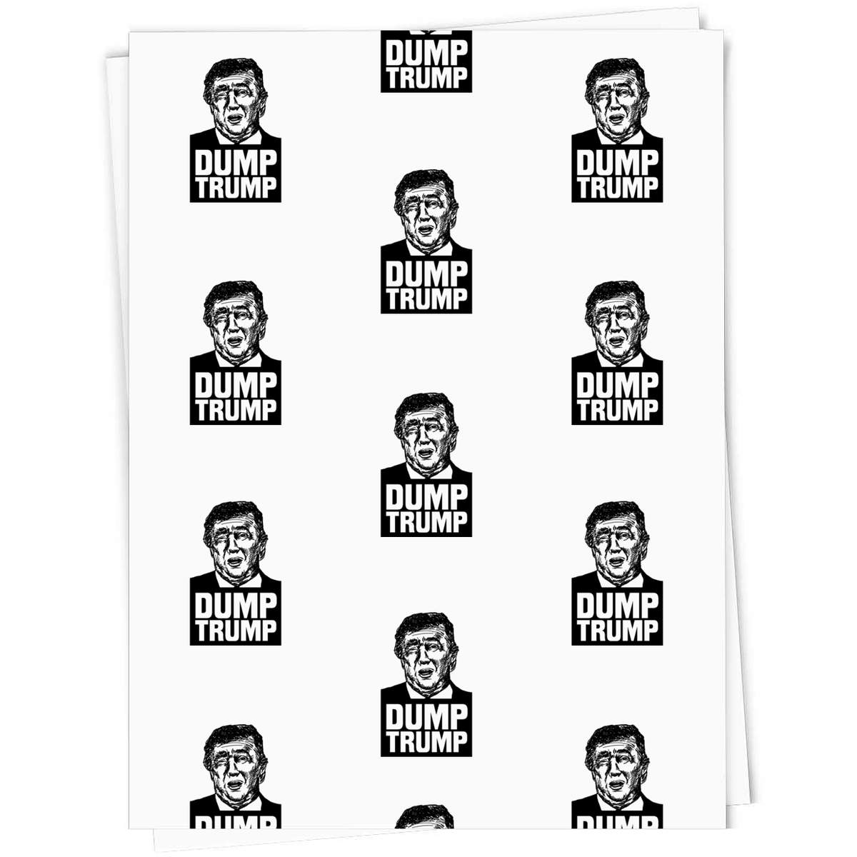 'Donald Trump Portrait' Gift Wrapping Paper Sheet - 91cm x 61cm - Present Paper for Birthdays, Christmas and Special Occasions (GI00055895)