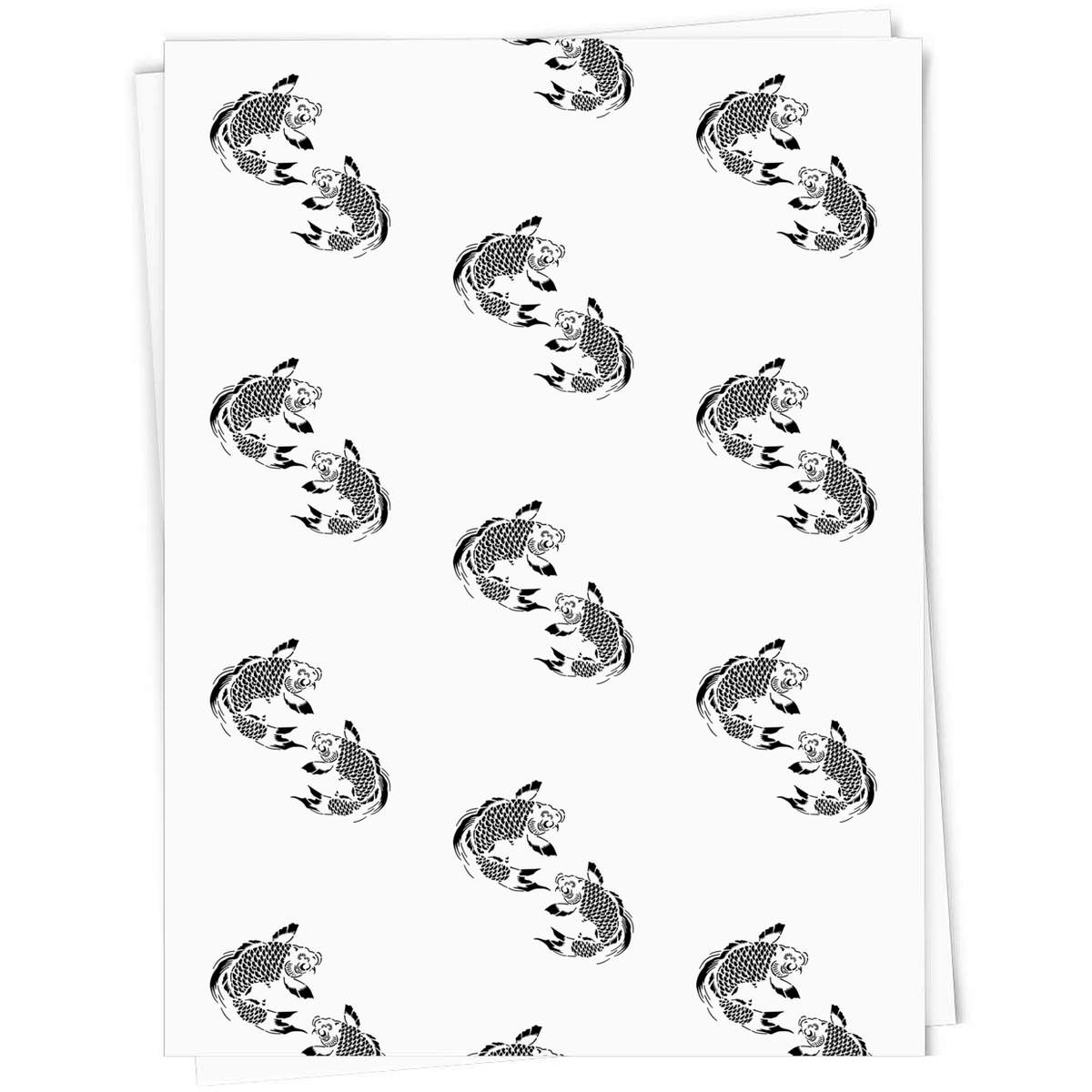 'Japanese Koi Carp' Gift Wrap / Wrapping Paper / Gift Tags (GI037487)