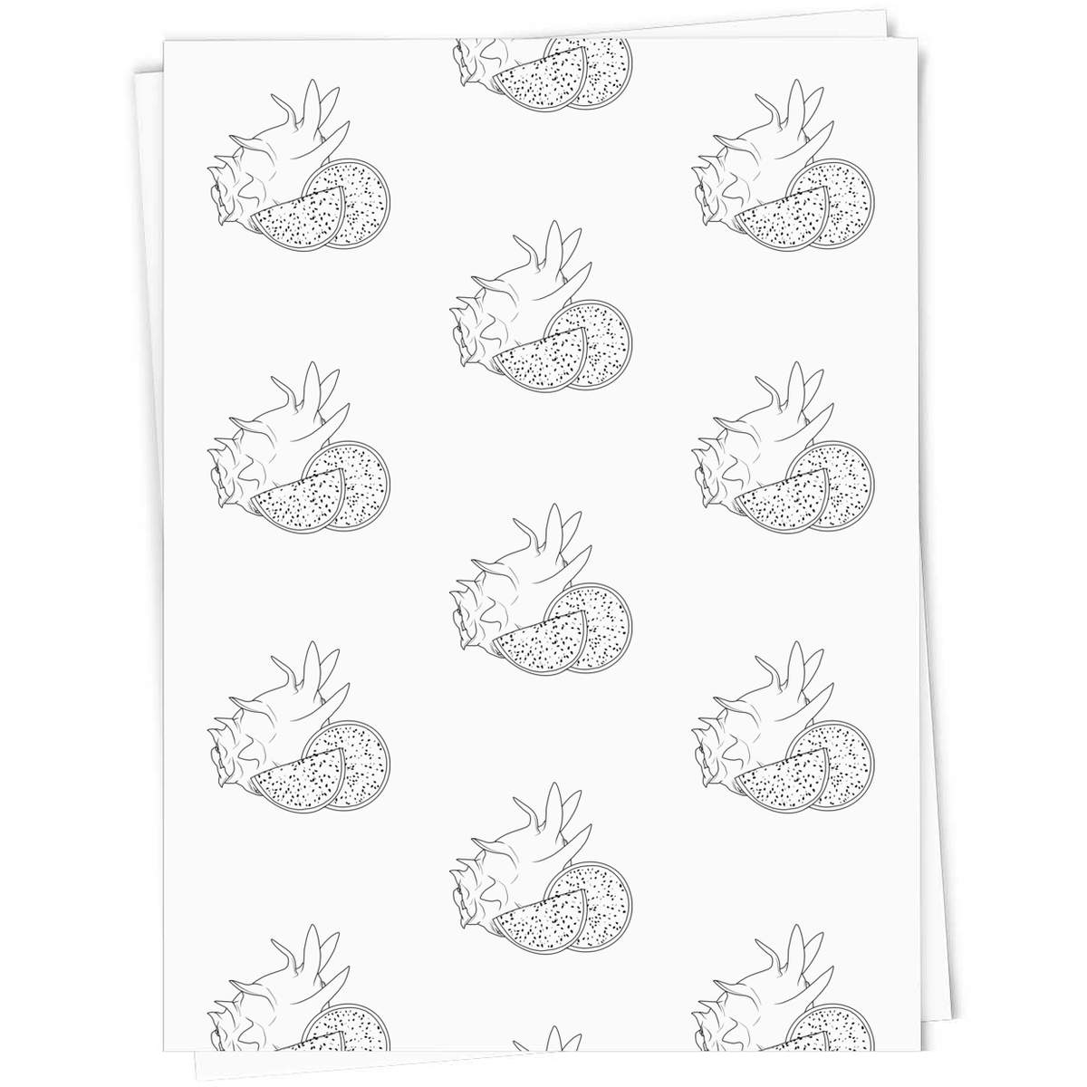 'Sliced Dragon Fruit' Gift Wrap / Wrapping Paper / Gift Tags (GI039727)