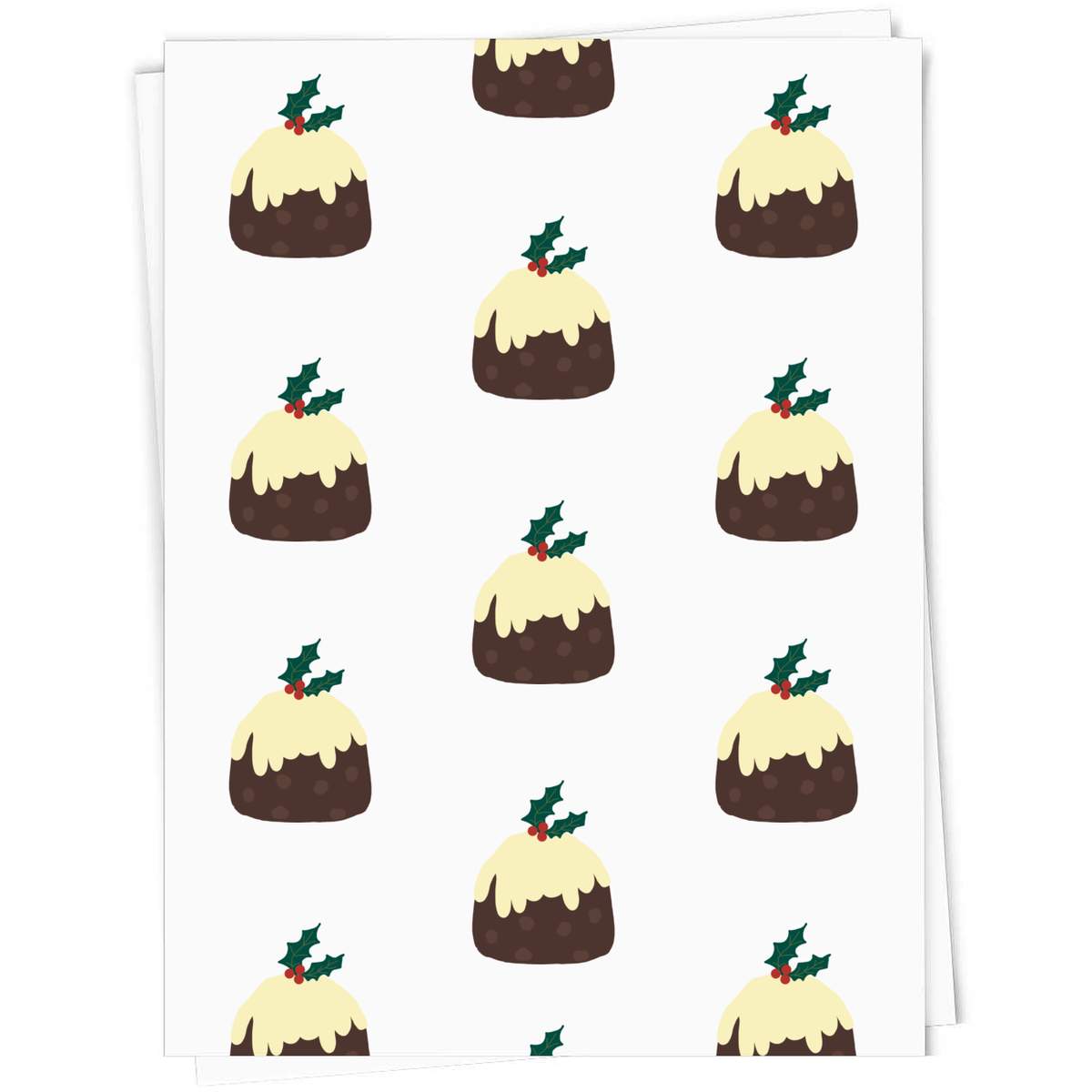 'Christmas pudding' Gift Wrap / Wrapping Paper / Gift Tags (GI042570)