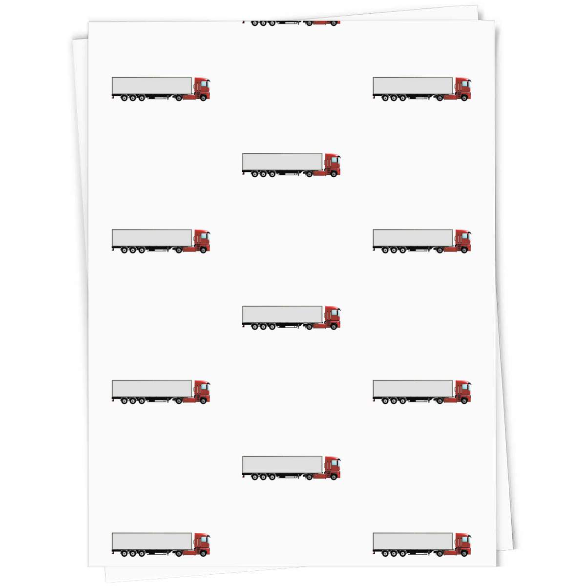 'Heavy Goods Truck' Gift Wrap / Wrapping Paper / Gift Tags (GI043477)