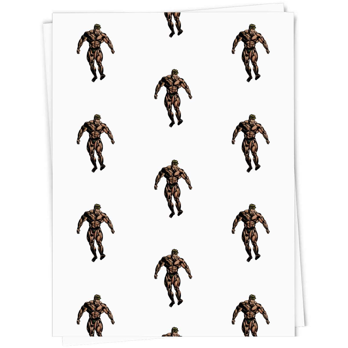 A1 'Body Builder ' Gift Wrap / Wrapping Paper Sheet (GI00086947)