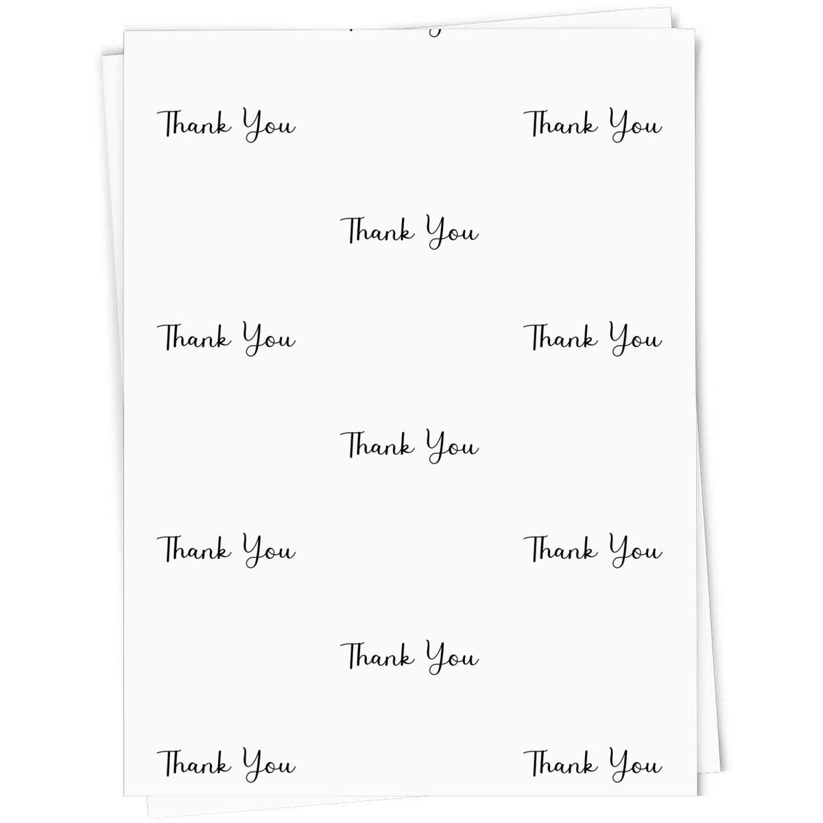 'Thank You' Gift Wrapping Paper Sheet - 91cm x 61cm - Present Paper for Birthdays, Christmas and Special Occasions (GI00087367)