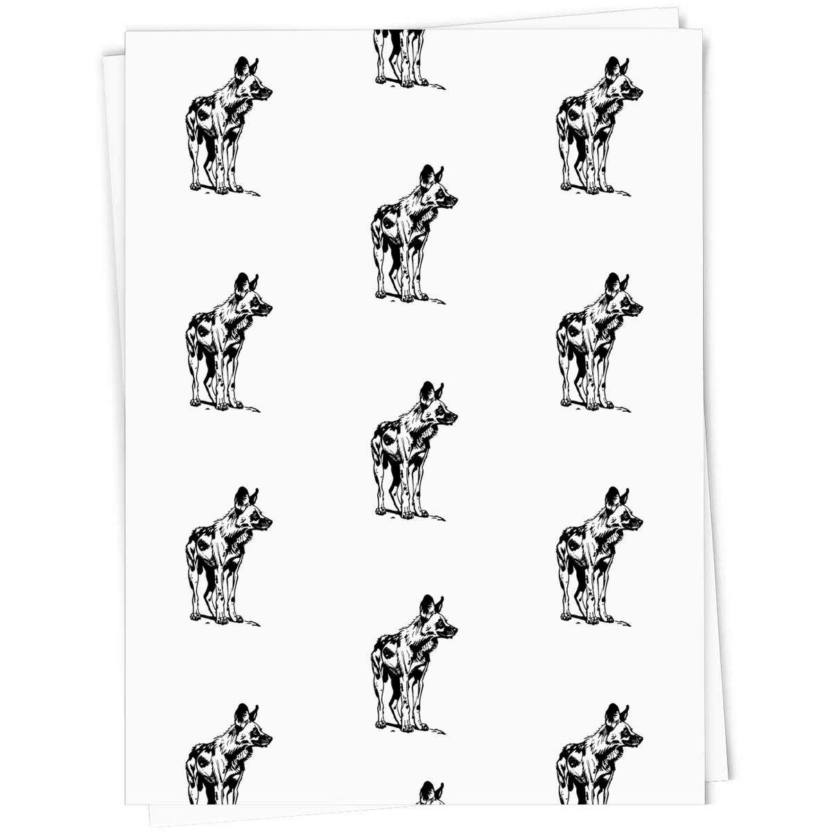 'African Wild Dog' Gift Wrap / Wrapping Paper / Gift Tags (GI045985)