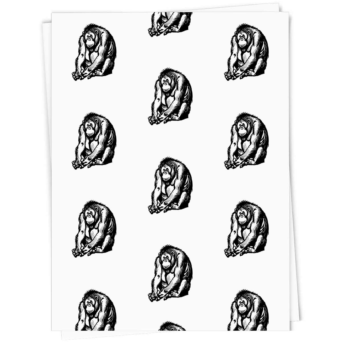 'Bornean Orangutan' Gift Wrap / Wrapping Paper / Gift Tags (GI045998)