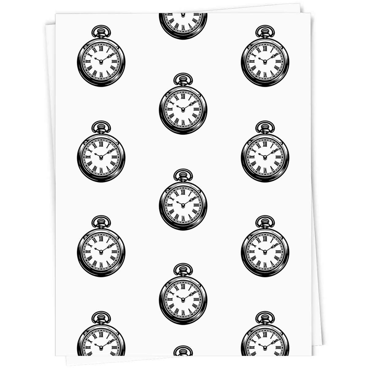 'Vintage Pocket Watch' Gift Wrap / Wrapping Paper / Gift Tags (GI047056)