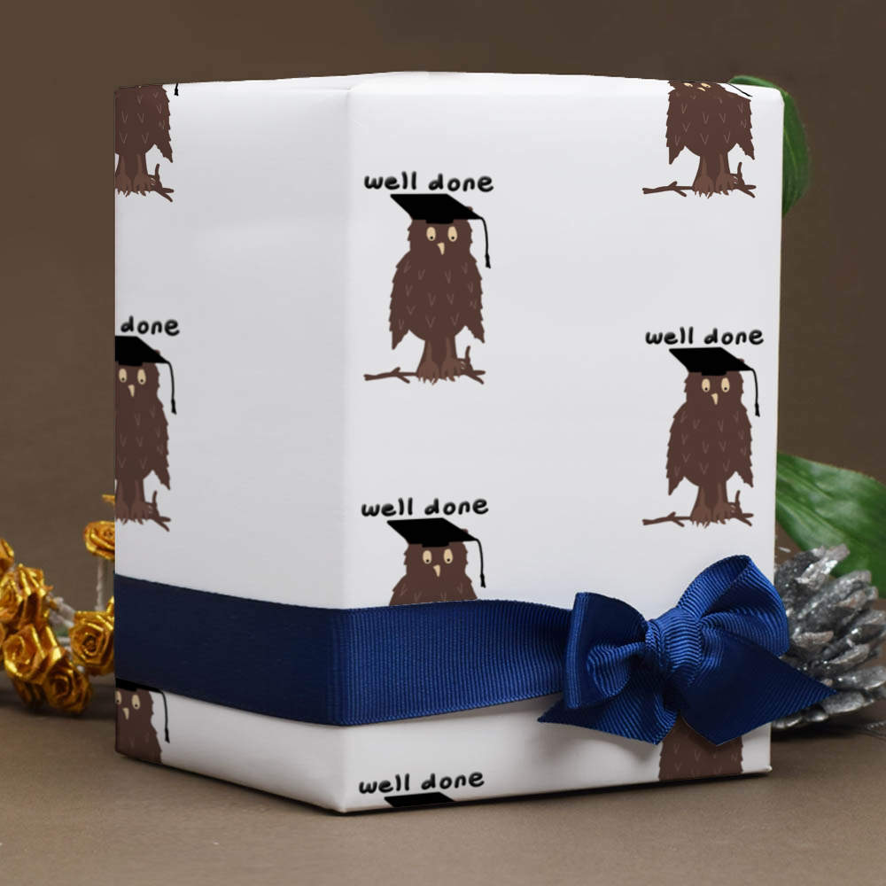 'Graduation Day Owl' Gift Wrap / Wrapping Paper / Gift Tags (GI047129) - Picture 6 of 16
