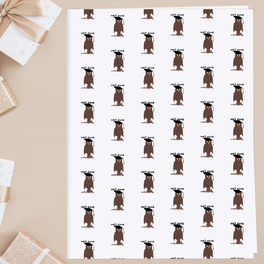 'Graduation Day Owl' Gift Wrap / Wrapping Paper / Gift Tags (GI047129) - Picture 8 of 16