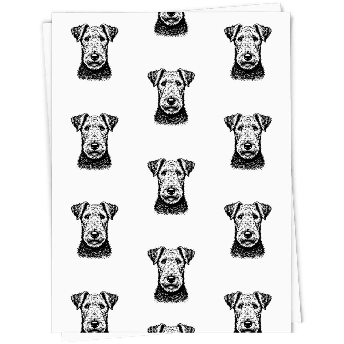 'Airedale Terrier' Gift Wrap / Wrapping Paper / Gift Tags (GI048540)