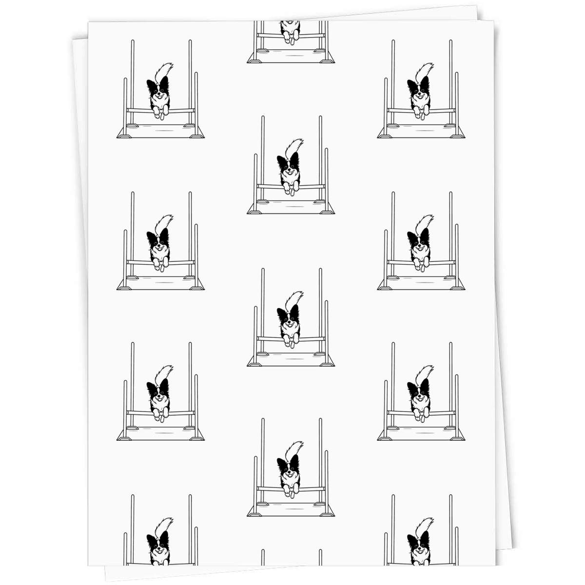 'Papillon Dog Show' Gift Wrap / Wrapping Paper / Gift Tags (GI050248)