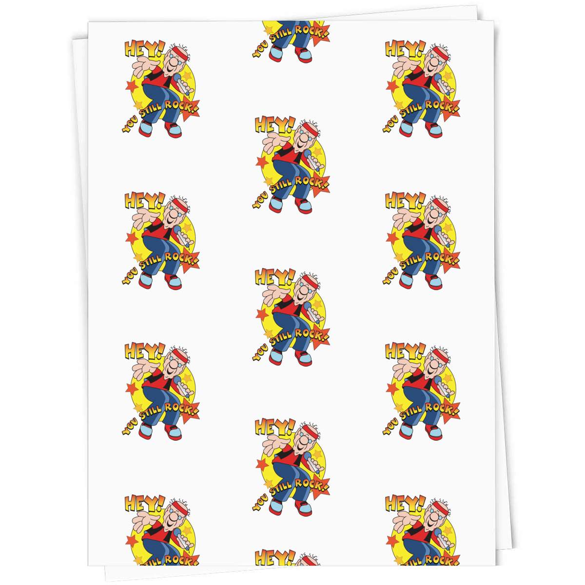 'Groovy Grandpa' Gift Wrap / Wrapping Paper / Gift Tags (GI050278)