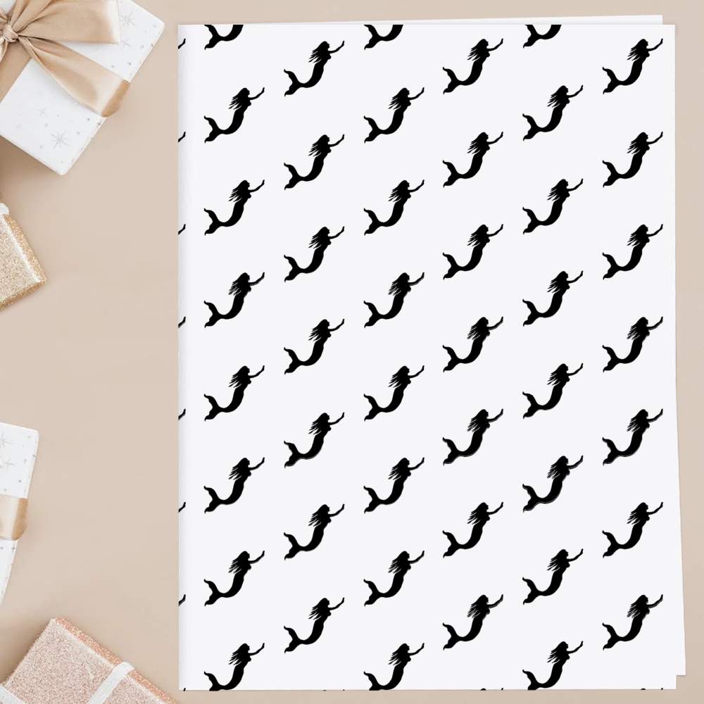'Mermaid Silhouette' Gift Wrap / Wrapping Paper / Gift Tags (GI050913) - Picture 8 of 12
