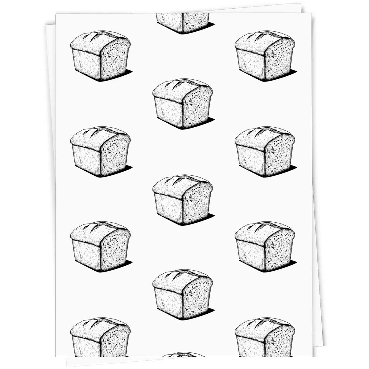 'Organic Bread' Gift Wrap / Gift Tags - Present Paper and Labels for Birthdays, Christmas, Weddings and Parties (GI051577)