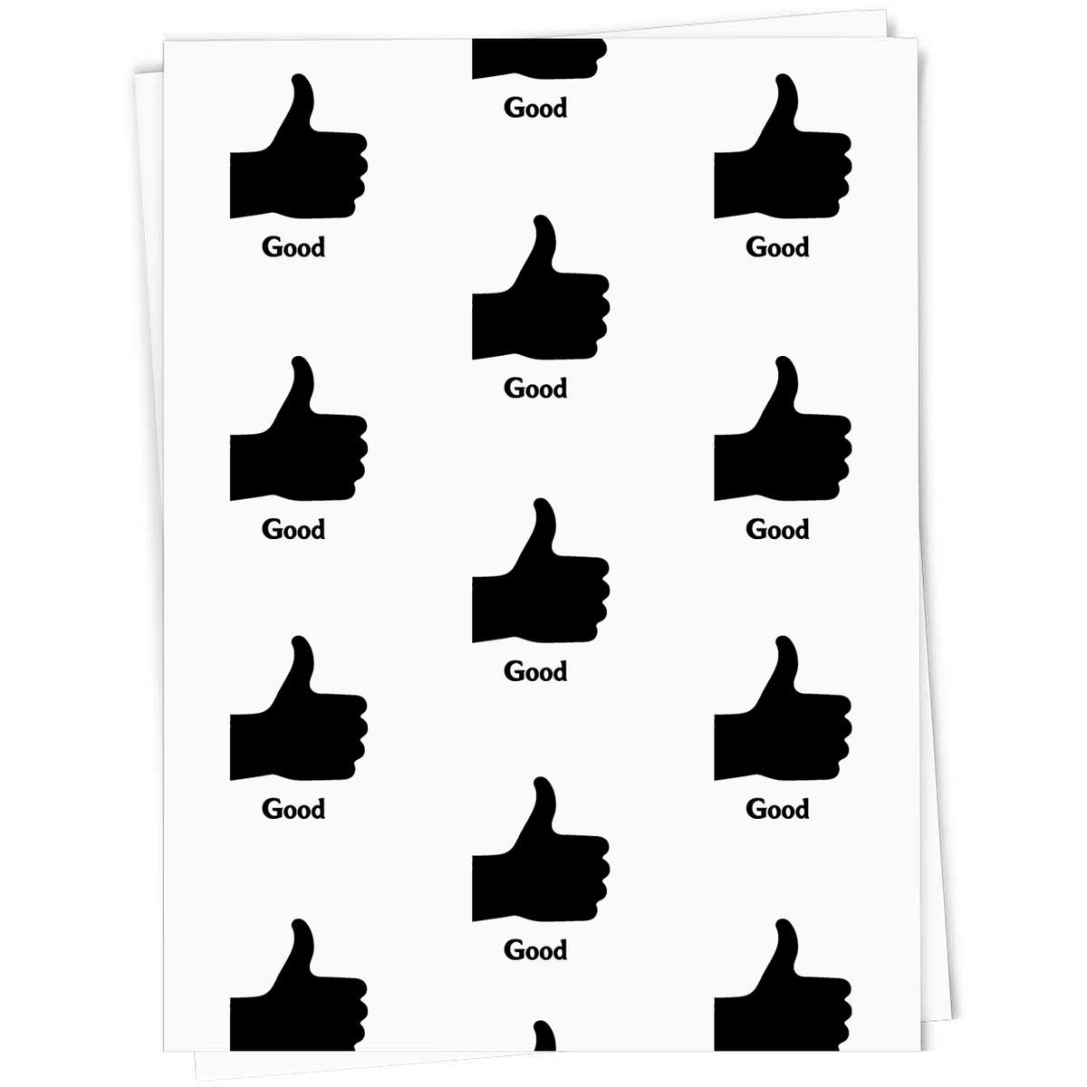 'Good Thumbs Up' Gift Wrap / Wrapping Paper / Gift Tags (GI052927)