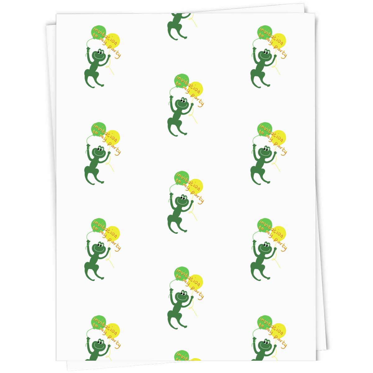 'Invitation To My Party ' Gift Wrap / Wrapping Paper / Gift Tags (GI053039)