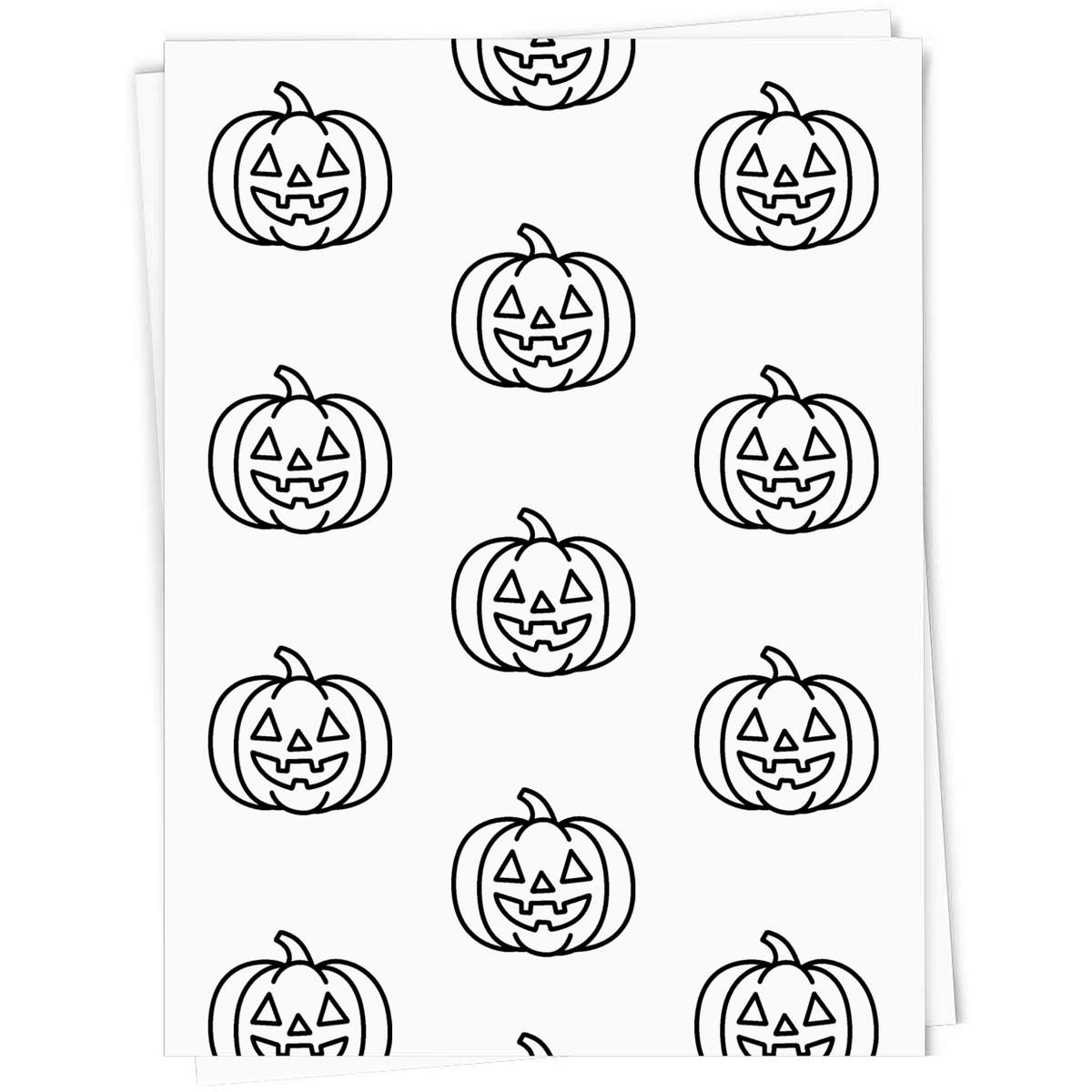 'Jack 'o' Lantern' Gift Wrap / Wrapping Paper / Gift Tags (GI053482)