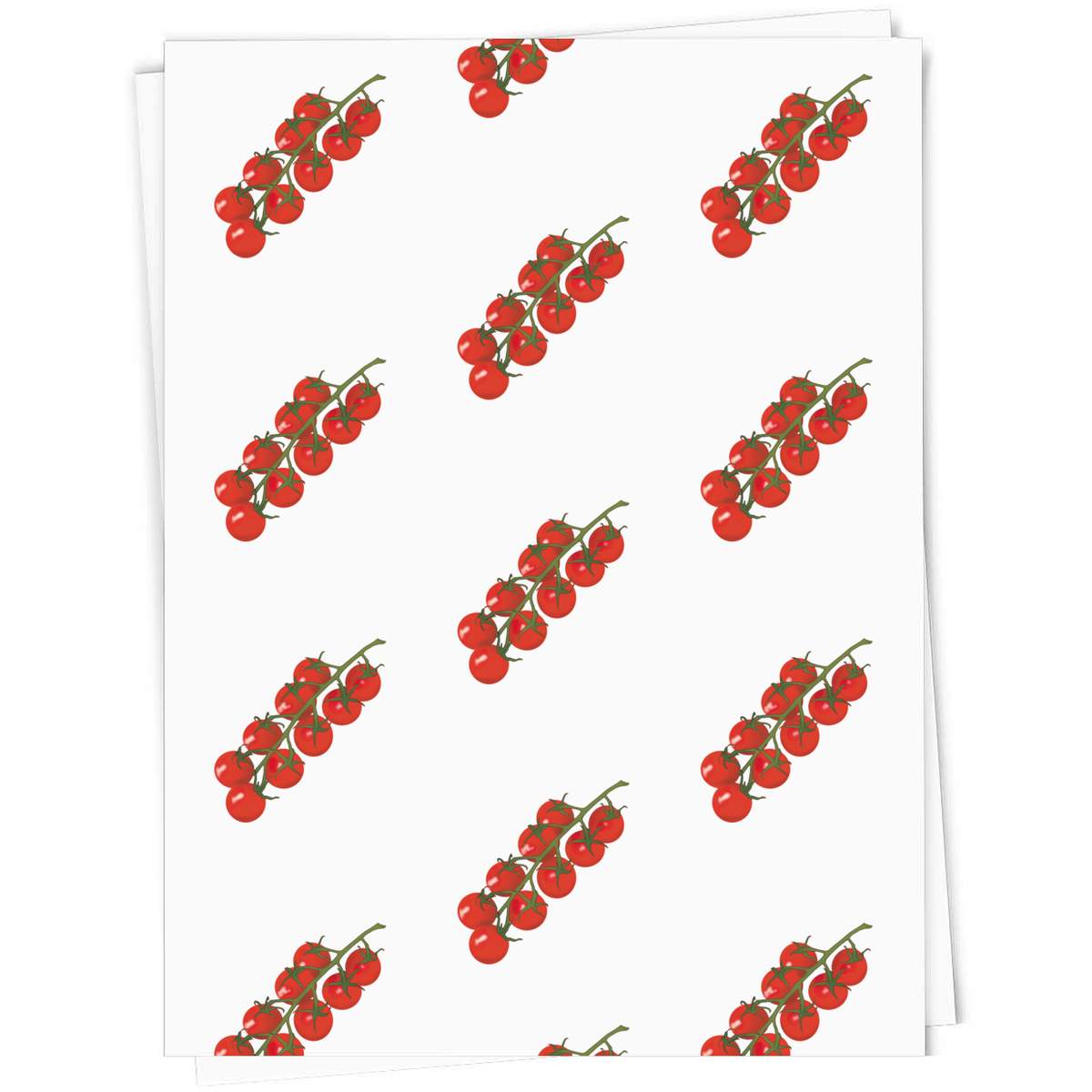 'Vine Tomatoes' Gift Wrapping Paper Sheet - 91cm x 61cm - Present Paper for Birthdays, Christmas and Special Occasions (GI00108289)