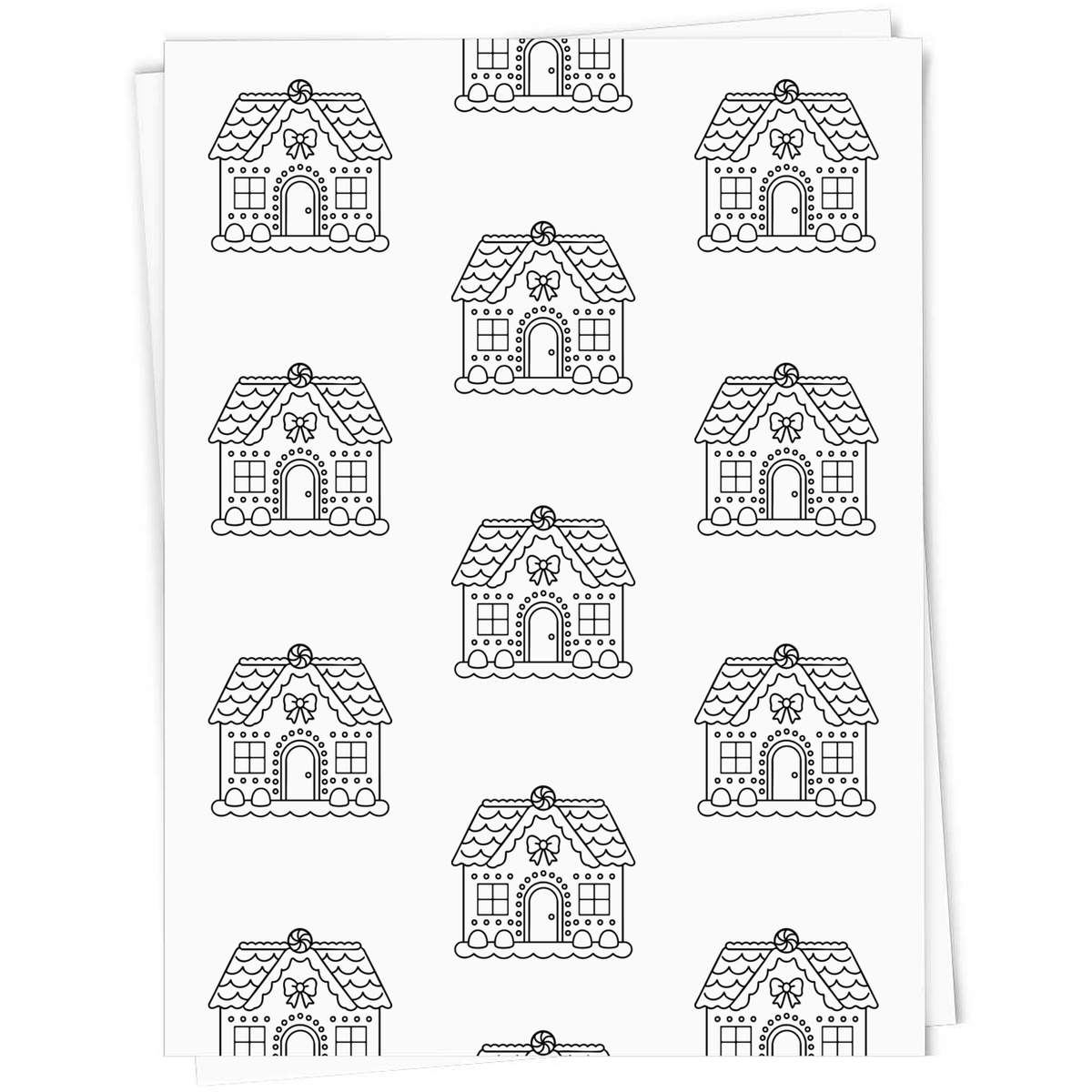 'Ginger Bread House' Gift Wrap / Wrapping Paper / Gift Tags (GI053911)