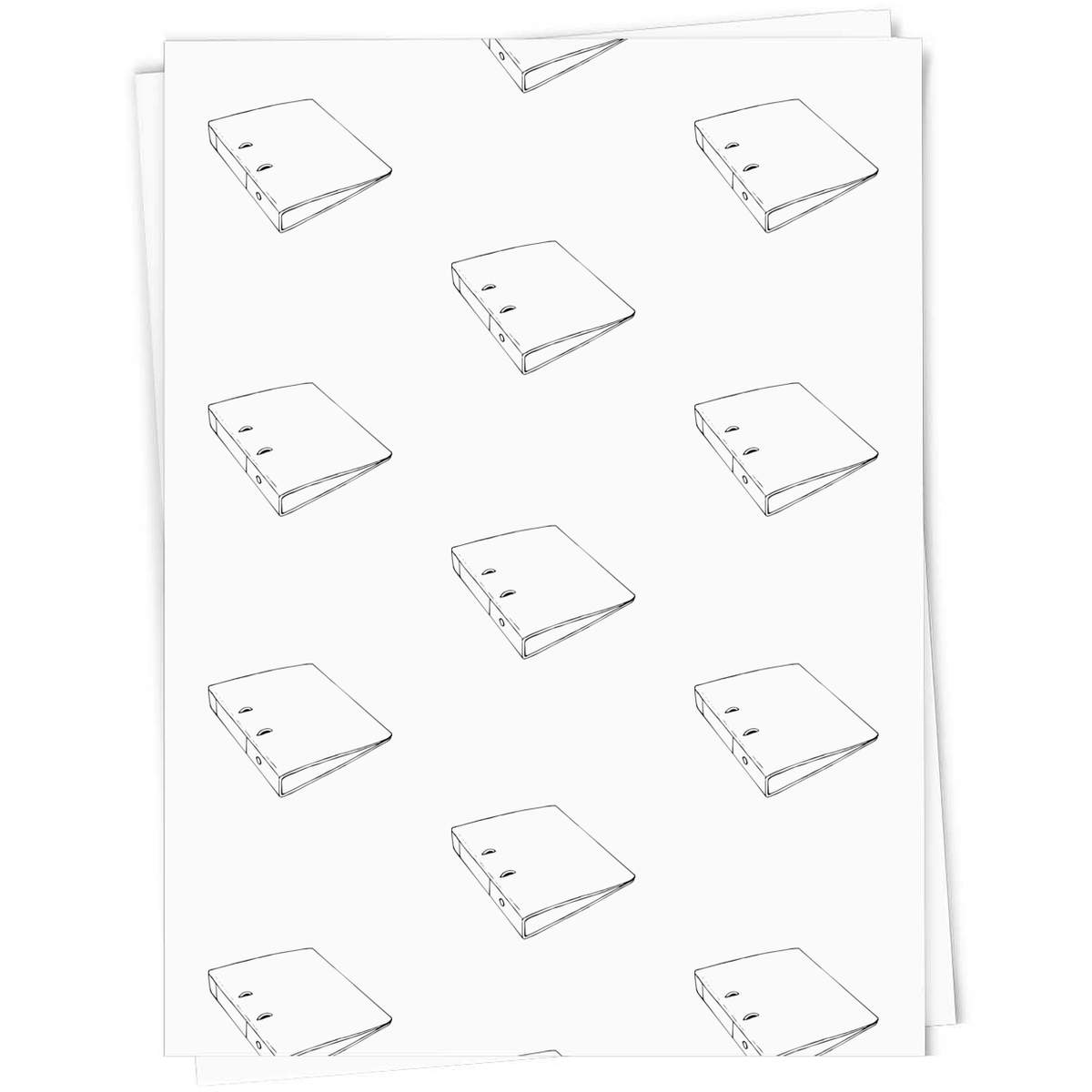 'Single Ring Binder' Gift Wrap / Wrapping Paper / Gift Tags (GI054048)