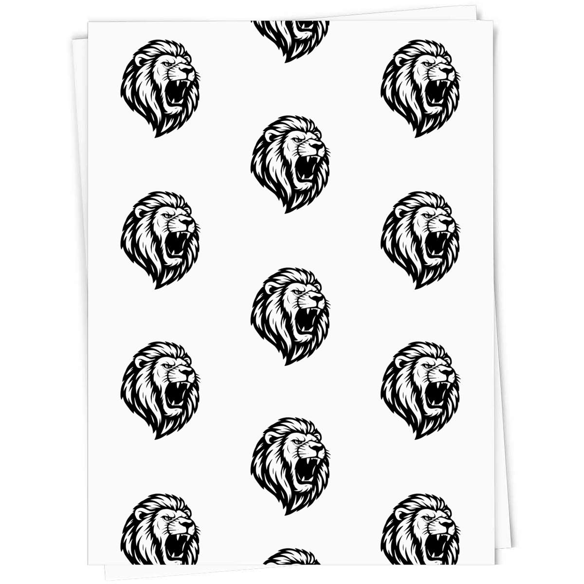 'Powerful Roaring Lion' Gift Wrap / Wrapping Paper / Gift Tags (GI054451)