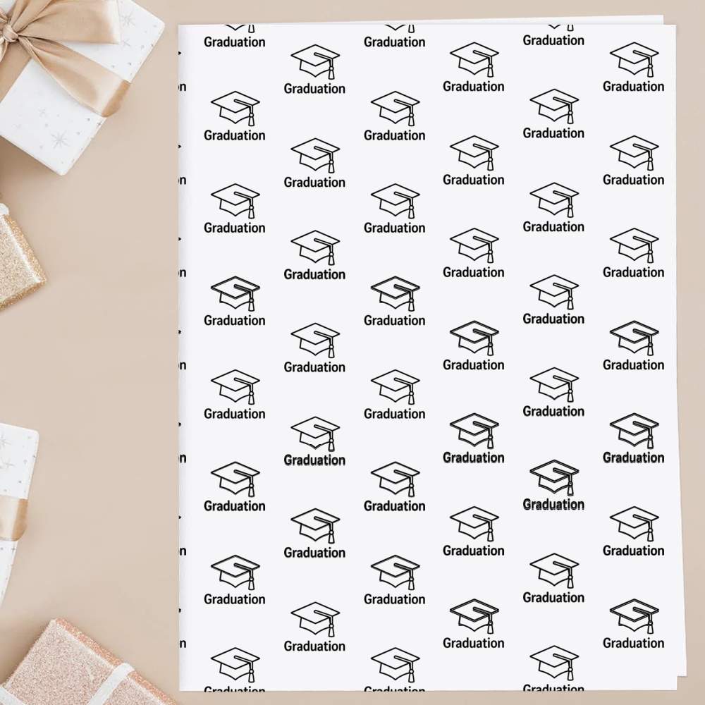'Graduation Cap Academic' Gift Wrap / Wrapping Paper / Gift Tags (GI054891) - Picture 8 of 12