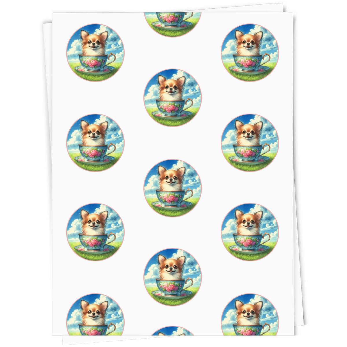 'Teacup Chihuahua' Gift Wrap / Wrapping Paper / Gift Tags (GI054984)