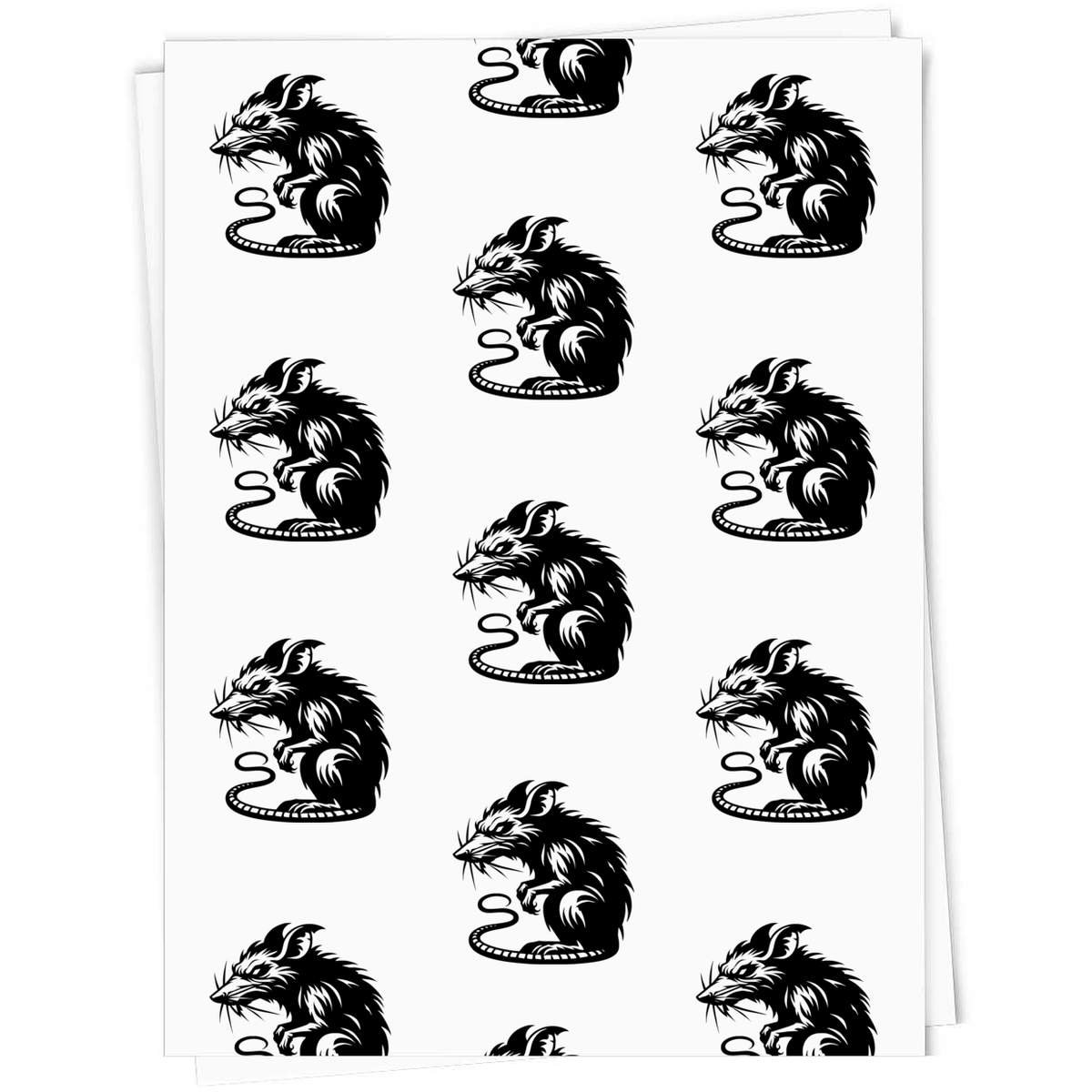 'Sinister Rat' Gift Wrap / Wrapping Paper / Gift Tags (GI057406)