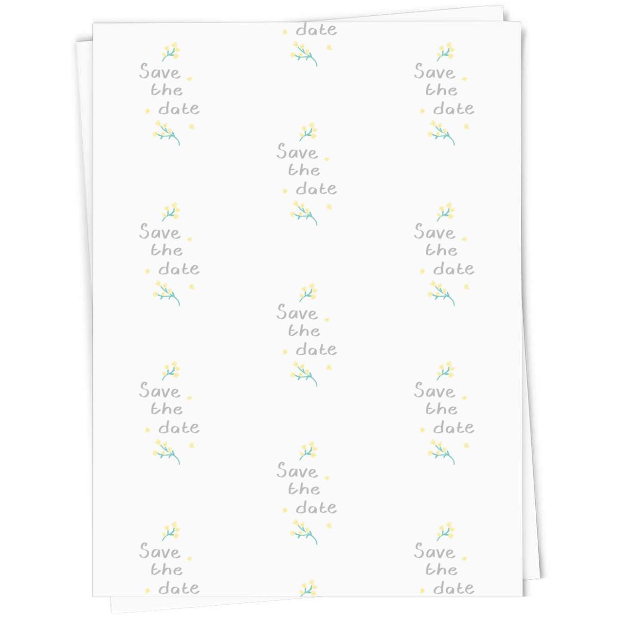 'Save The Date' Gift Wrap / Wrapping Paper / Gift Tags (GI057525)
