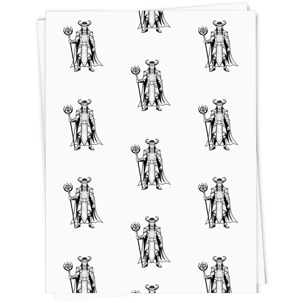 A1 'Norse God Loki' Gift Wrap / Wrapping Paper Sheet (GI00133802)