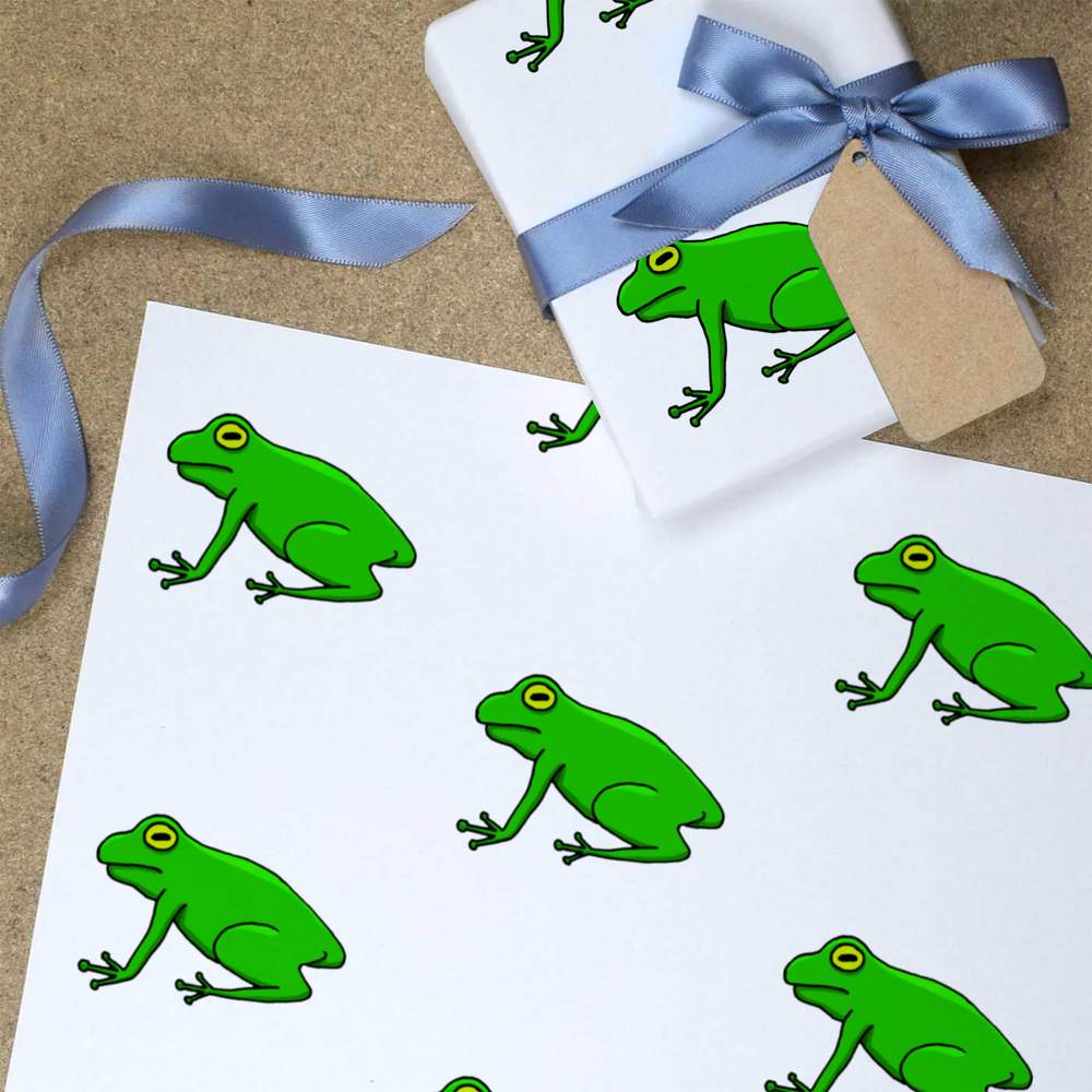 Green Tree Frog' Gift Wrap / Wrapping Paper / Gift Tags (GI024864)