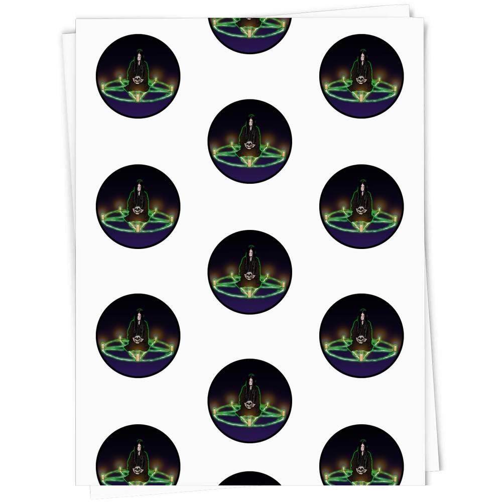 Emballage cadeau / papier demballage / étiquettes liquidation cadeaux « Dark Ritual Witch » (GI030568)