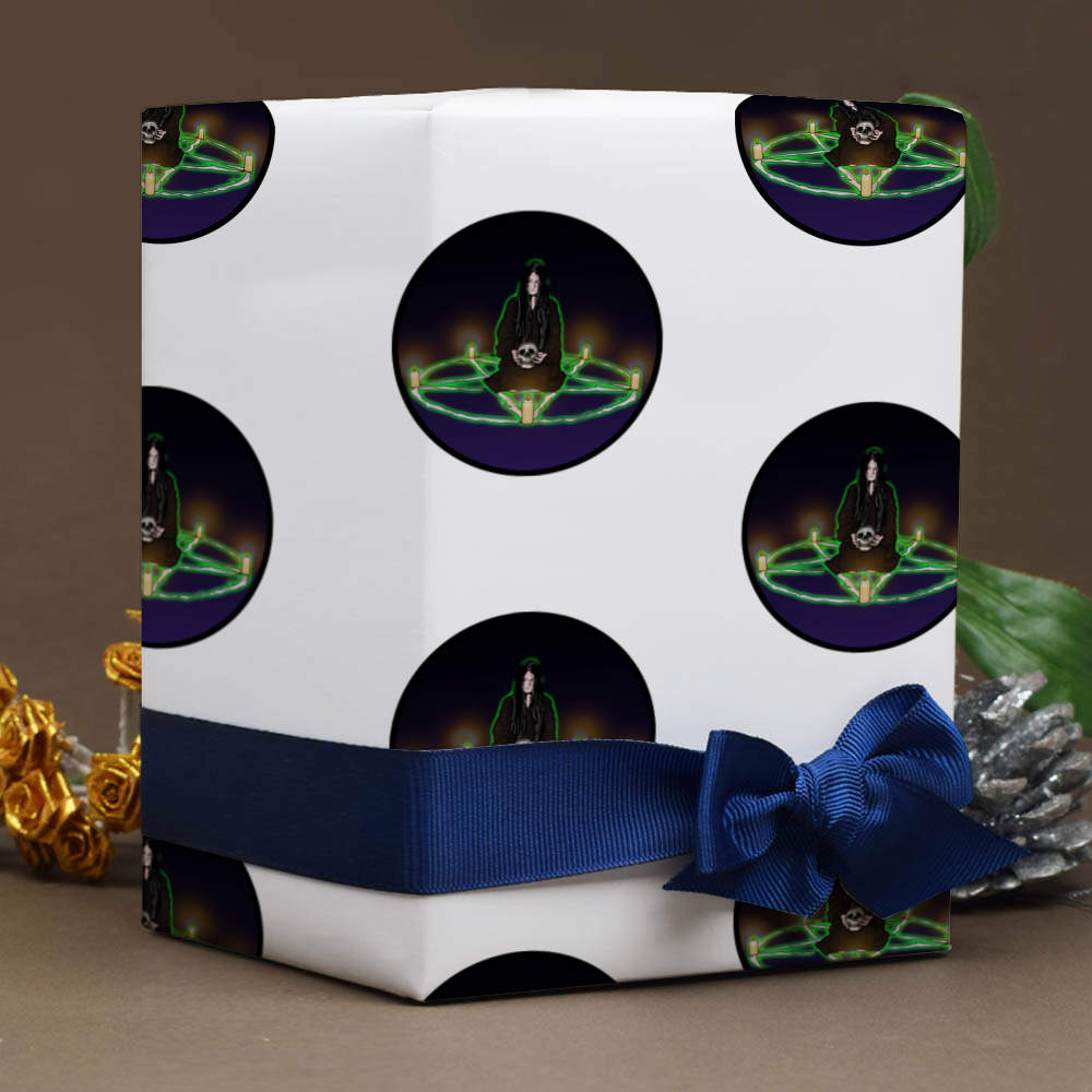 Emballage cadeau / papier demballage / étiquettes cadeaux mode « Dark Ritual Witch » (GI030568)