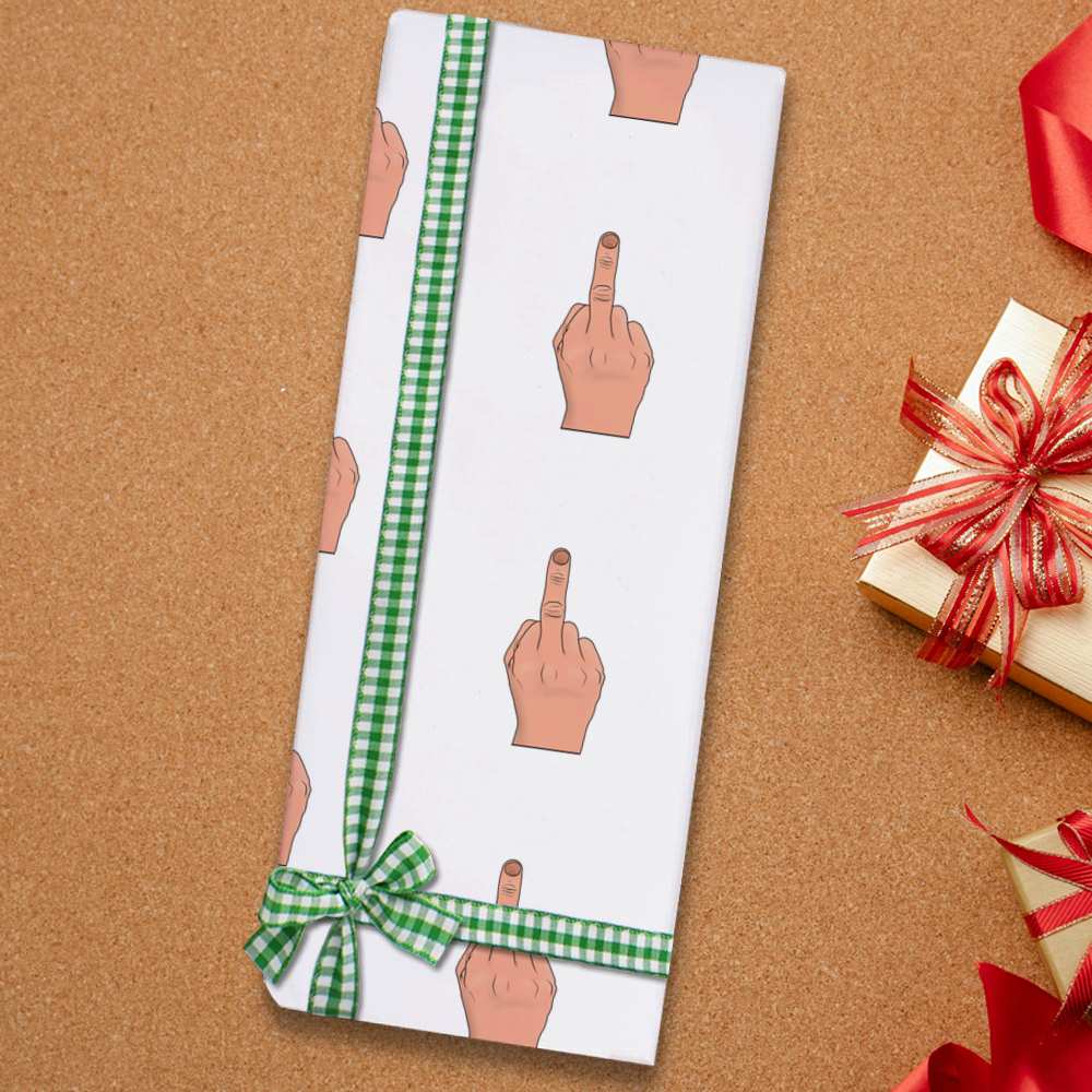 'Swearing Middle Finger' Gift Wrap / Wrapping Paper / Gift Tags (GI035457) - Picture 11 of 16