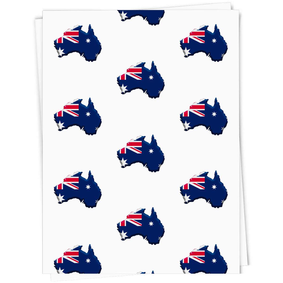 5 x A1 'Australia Country' Gift Wrap  / Wrapping Paper Sheets (GI00069419)