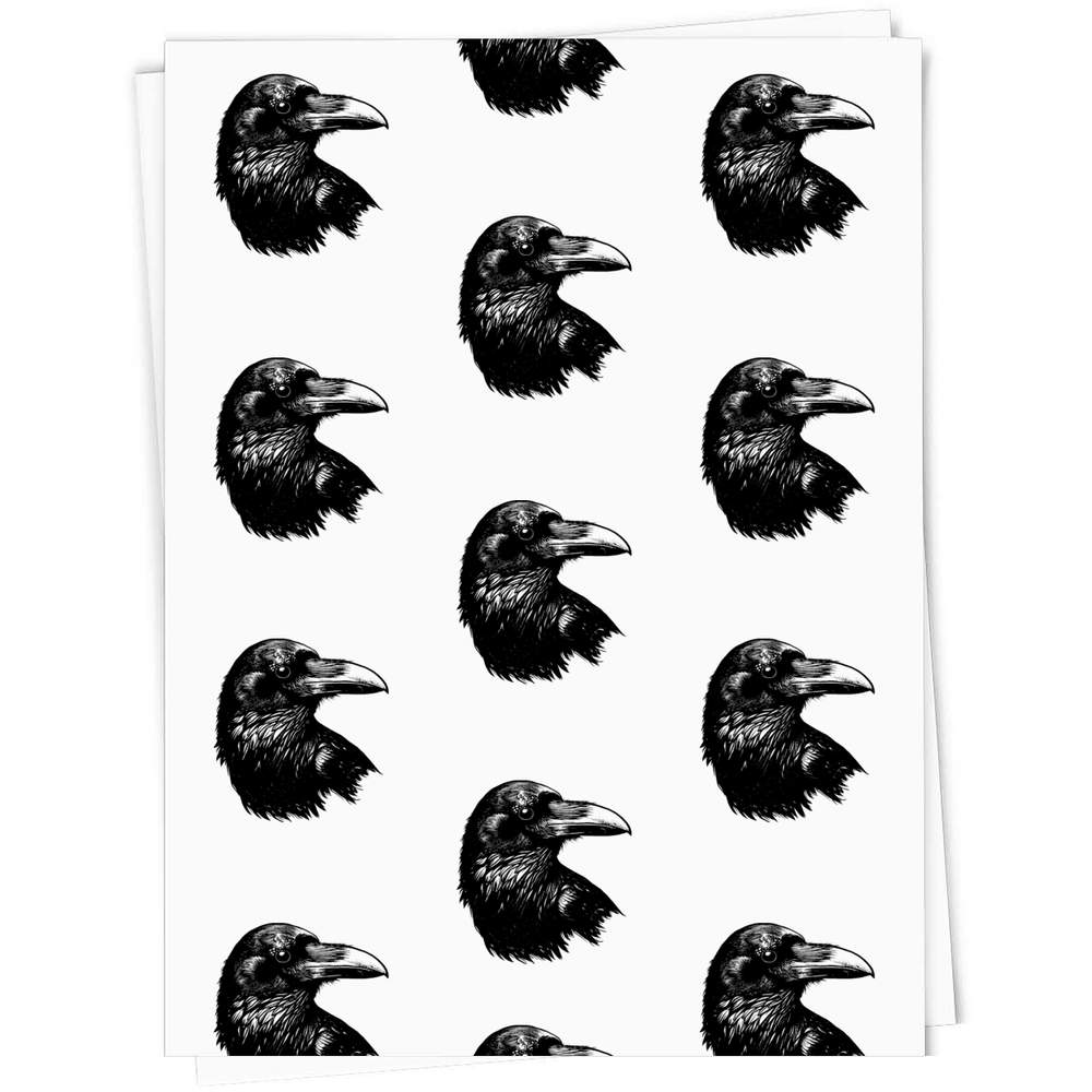'Raven Head' Gift Wrap / Wrapping Paper / Gift Tags (GI047012) - Picture 9 of 16